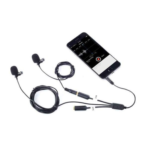 Movo PM20-S Executive Lavalier Clip-on Interview Microphone