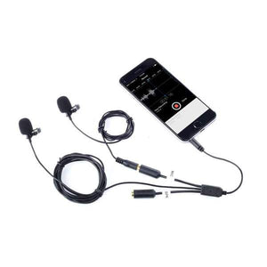 Movo PM20-S Executive Lavalier Clip-on Interview Microphone
