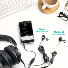 Movo PM20-S Executive Lavalier Clip-on Interview Microphone
