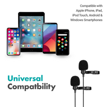 Movo PM20-S Executive Lavalier Clip-on Interview Microphone