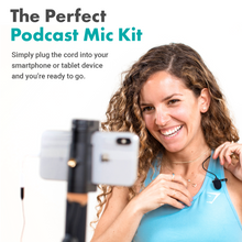 Movo PM20-S Executive Lavalier Clip-on Interview Microphone