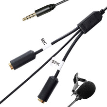 Movo PM20-S Executive Lavalier Clip-on Interview Microphone Connector Cables