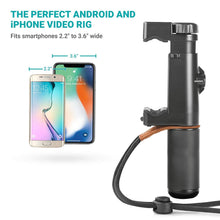 Universal adjustable smartphone grip