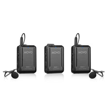 Movo WMX-1-DUO 2.4GHz Dual Wireless Lavalier Microphone System