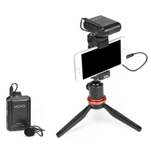 Movo WMX-1 2.4GHz Wireless Lavalier Microphone System for smartphones